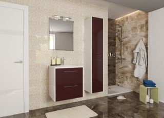 Подвесная тумба под раковину Эстет Vegas ФР-00003489 60см два ящика белый